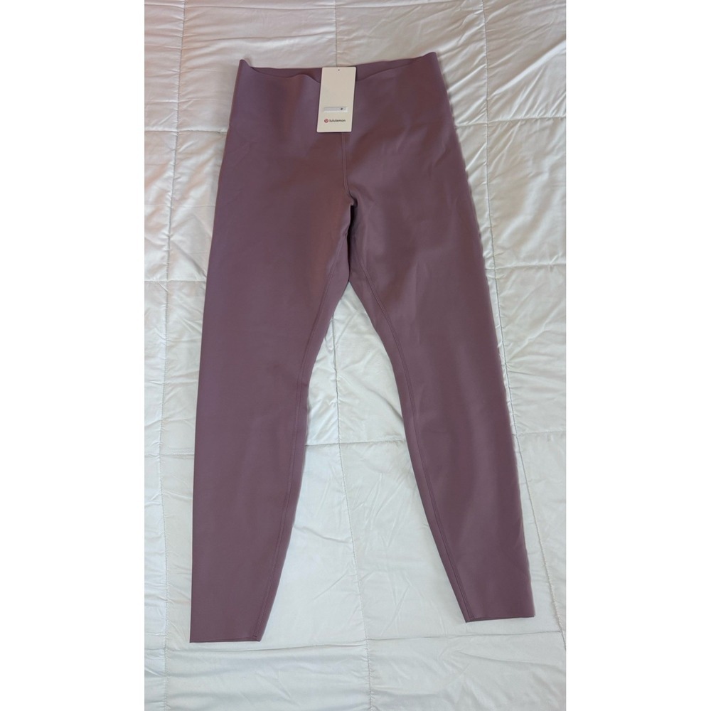 NEW Lululemon GLOW UP HR TIGHT 28" Size 14 Lavender Lux Workout Shaping NWT